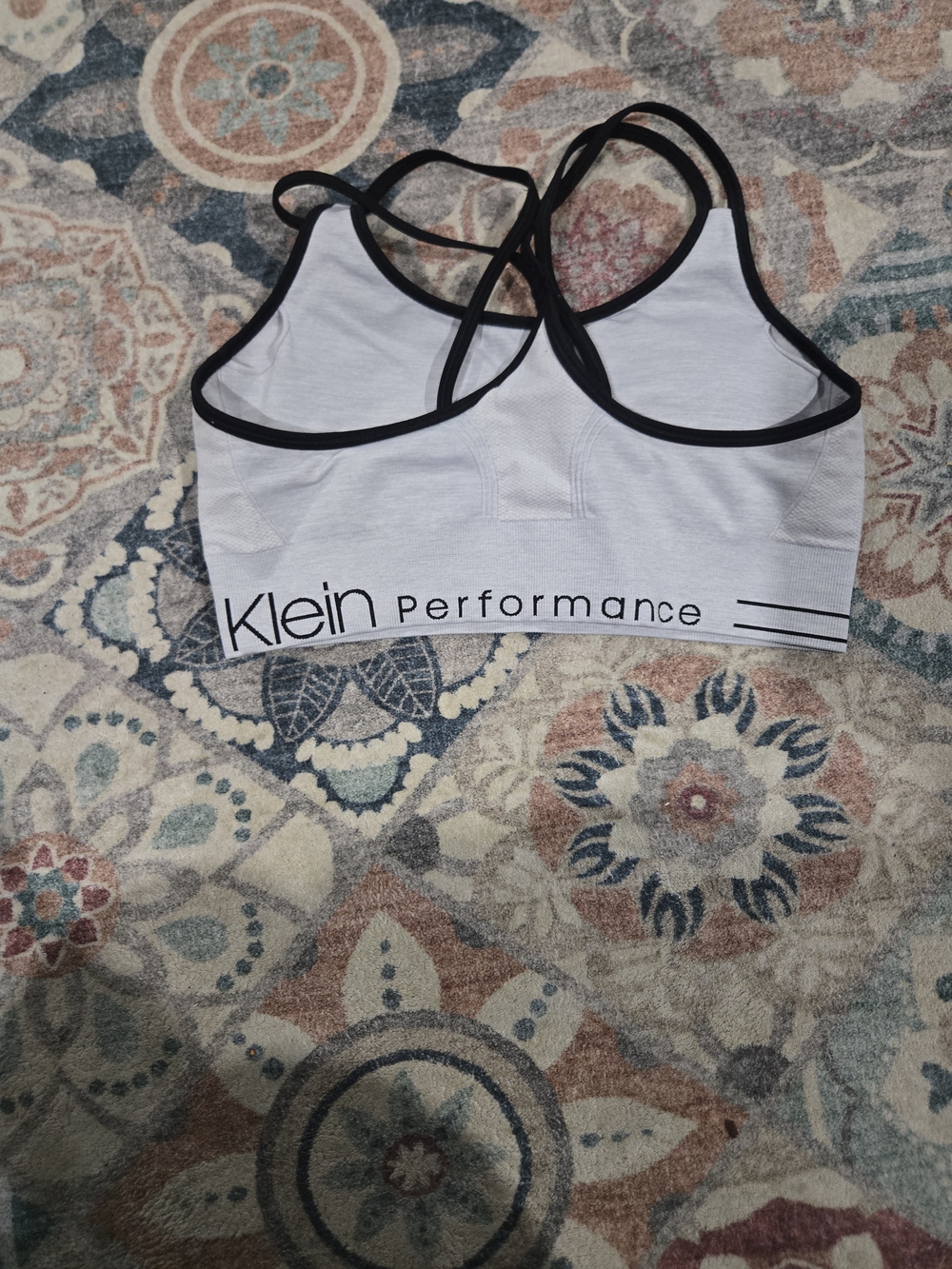 Calvin Klein Women’s Small Light Gray Performance Sports Bralette - Picture 2 of 6